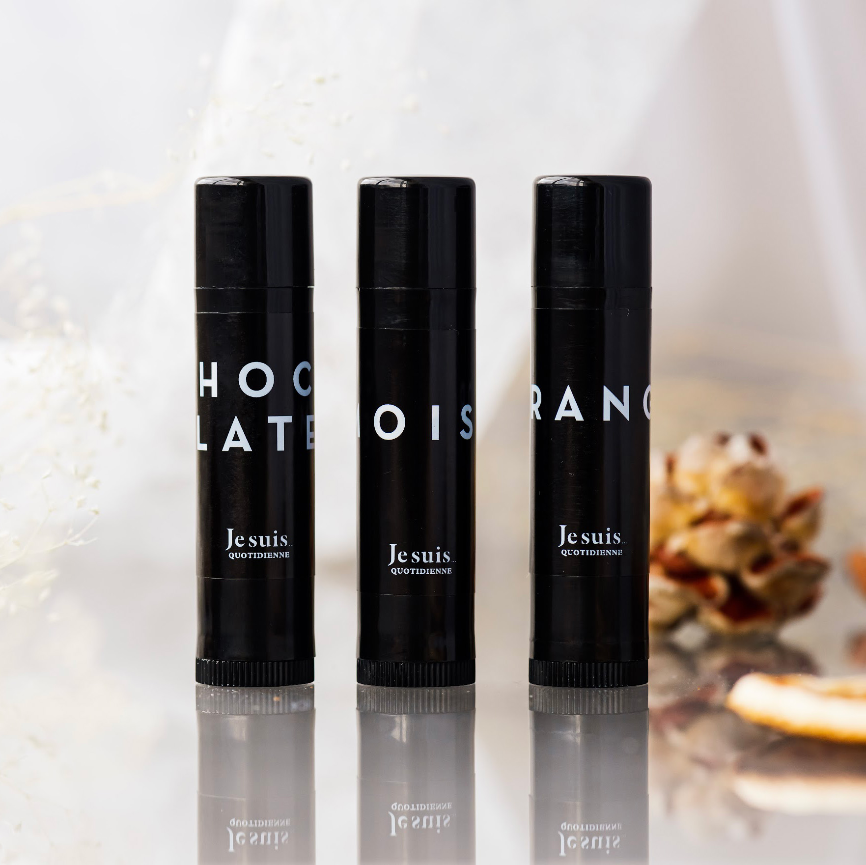 LIP BALM（モイスト/オレンジ/チョコレート）