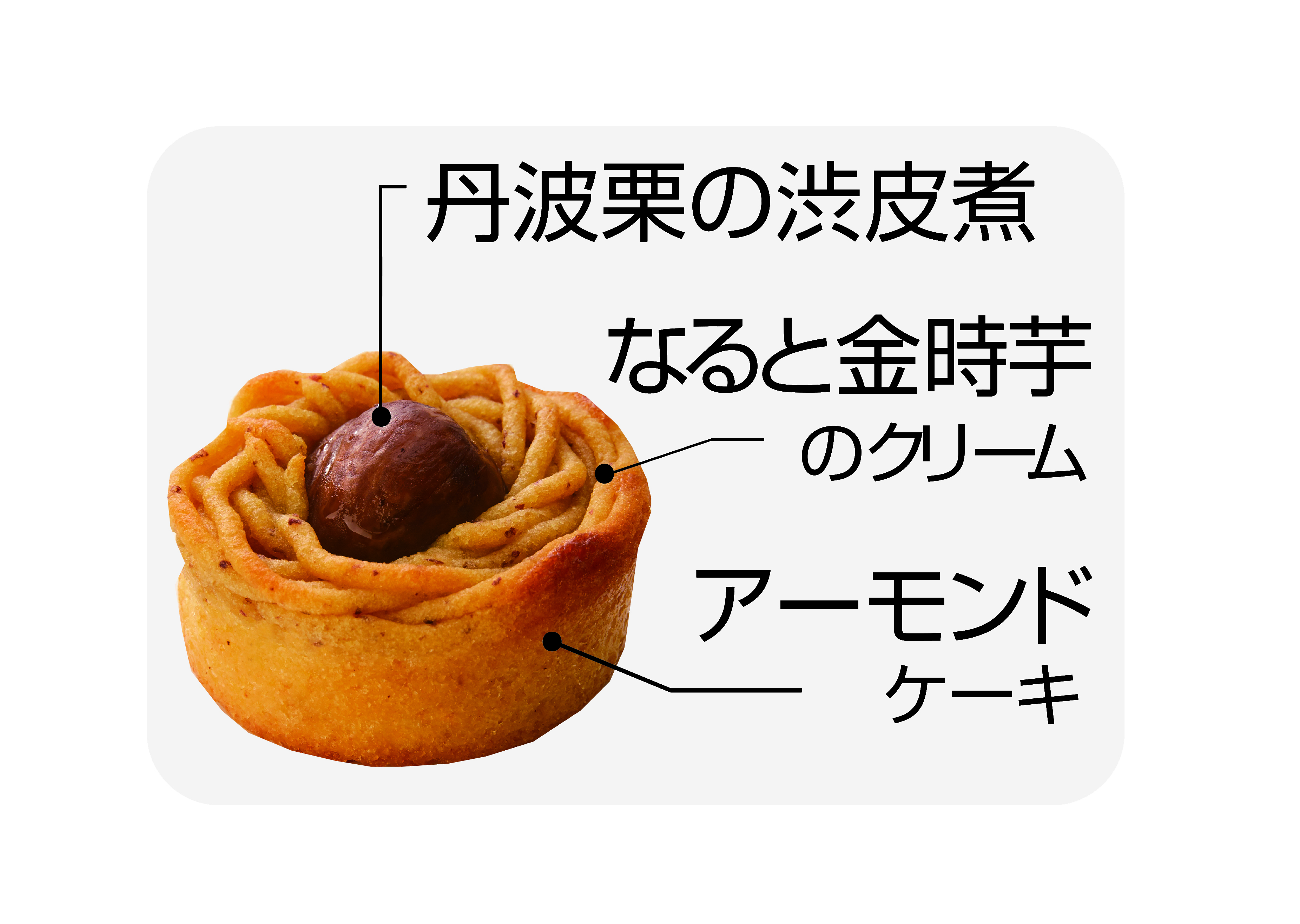 丹波撰菓　焼きモンブラン～丹波栗のせ～