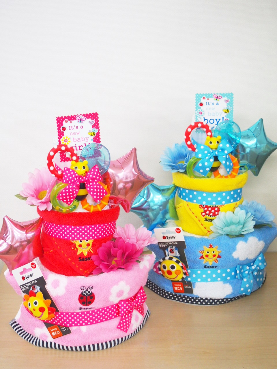 出産祝いギフトサッシーポップキャンディsassyおむつケーキ