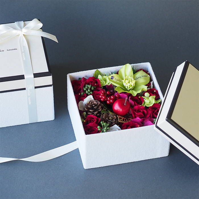 冬のフラワーボックス