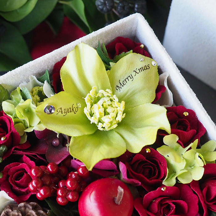 冬のフラワーボックス