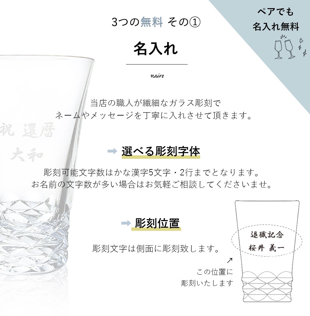 【名入れ】グラスジャパン ブラーヴァ シングル