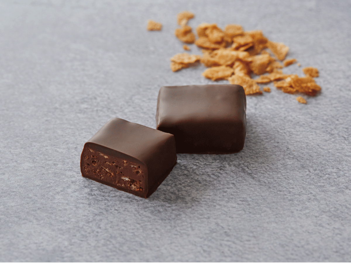 サクサククレープのプラリネチョコレート 4袋セット