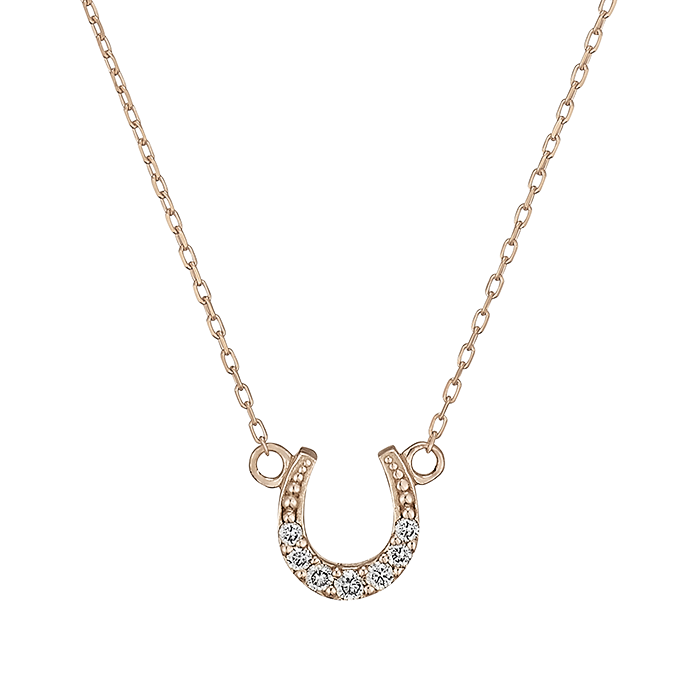 【馬蹄ジュエリー】ダイヤペンダントネックレス