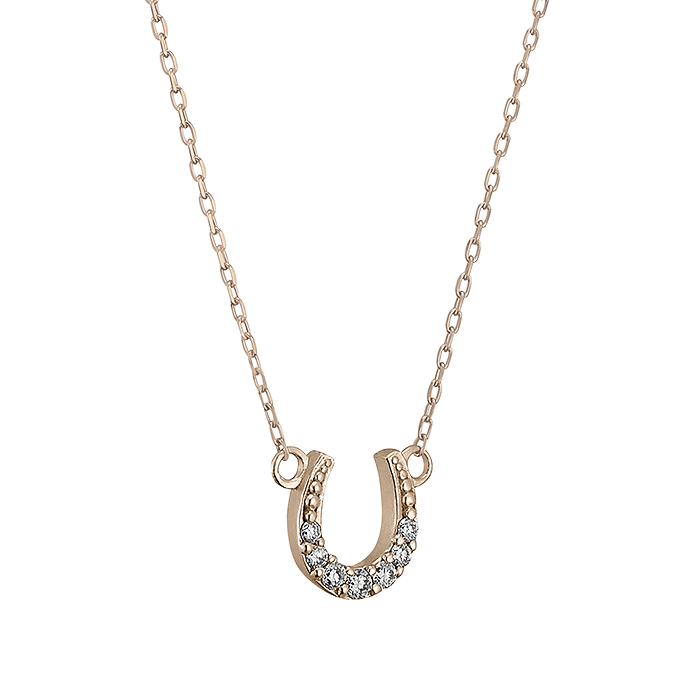 【馬蹄ジュエリー】ダイヤペンダントネックレス