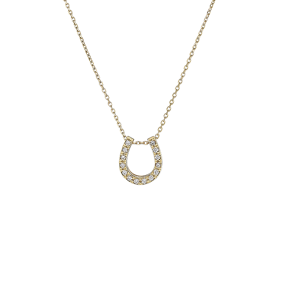 K18イエローゴールド Wish upon a star ダイヤモンド ペンダント【WISH ME LUCK】