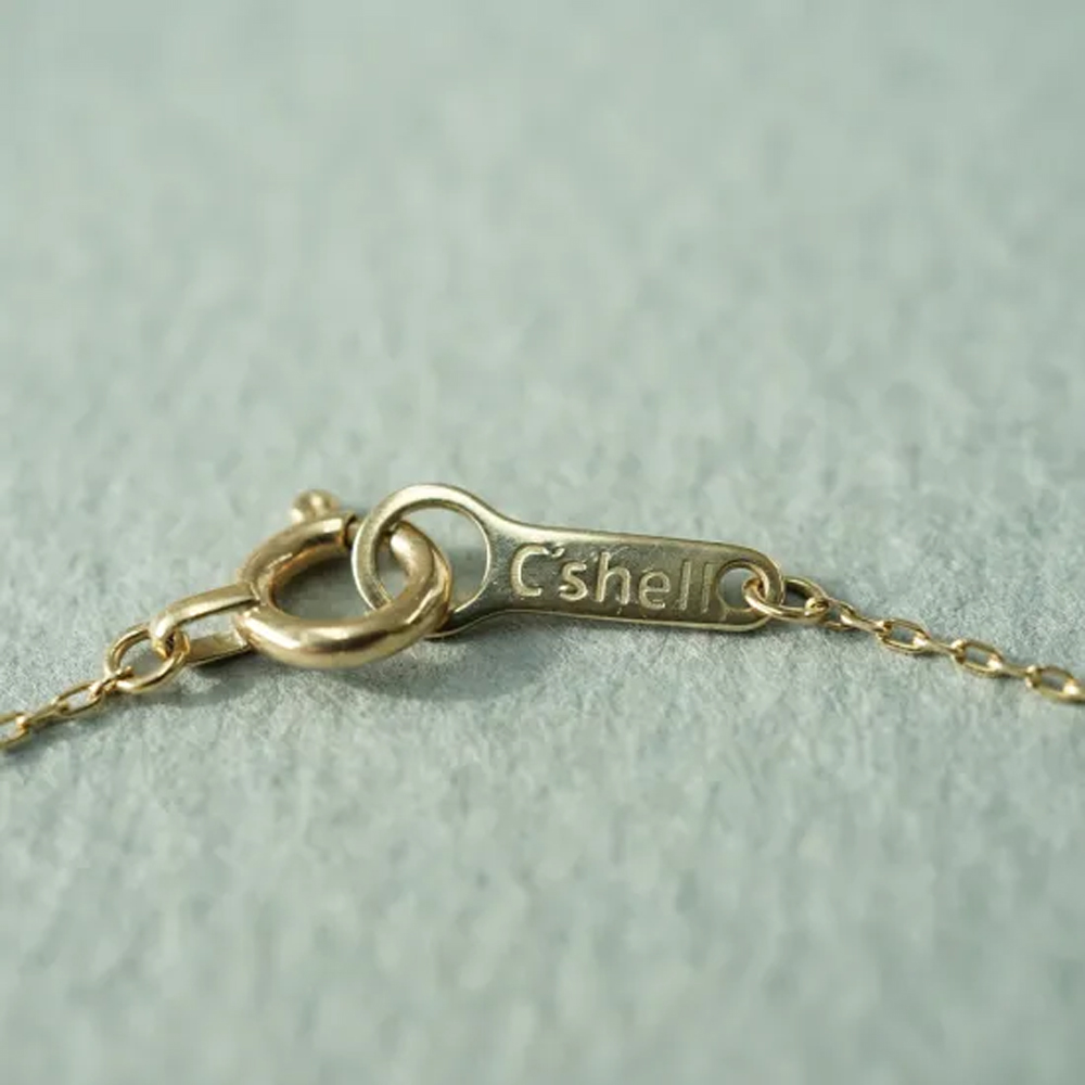 10金ゴールド(K10) 0.03ct ダイヤモンド ネックレス「ブリリアンス」