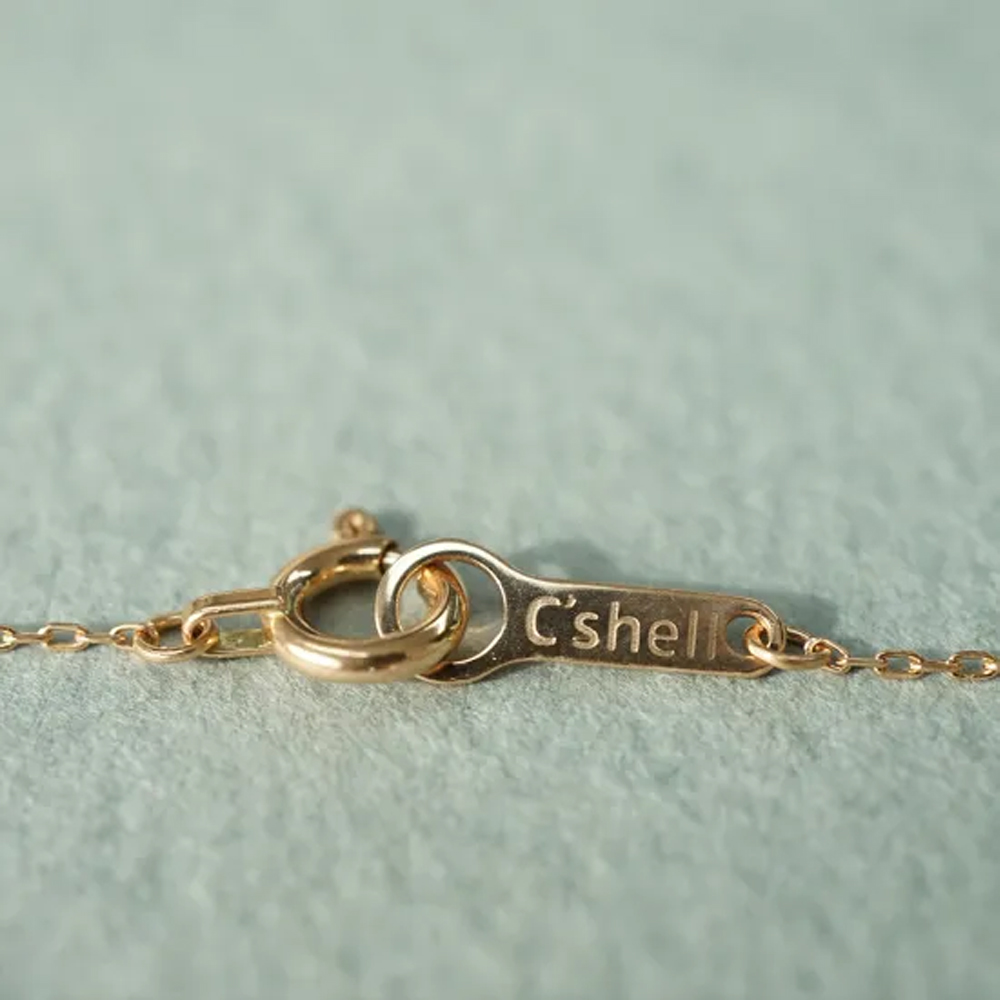 10金ゴールド(K10) 0.03ct ダイヤモンド ネックレス「ブリリアンス」