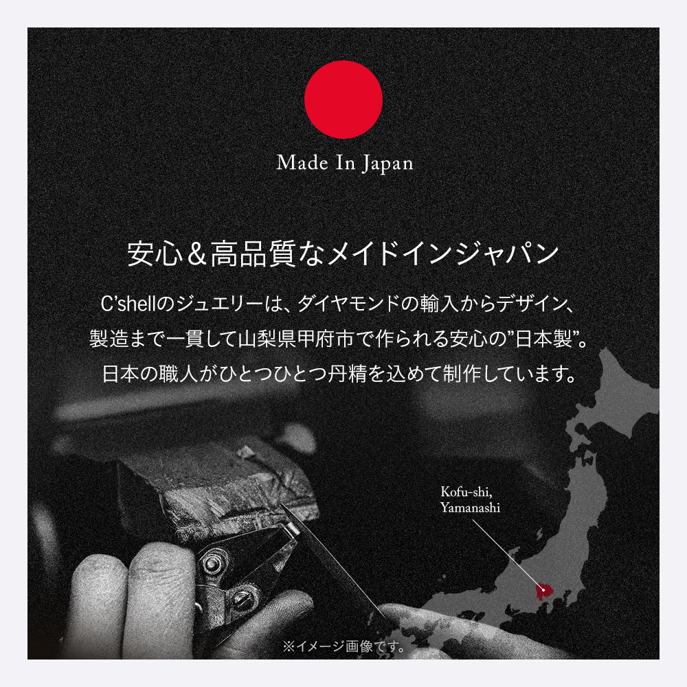 10金ゴールド(K10) 0.03ct ダイヤモンド ネックレス「ブリリアンス」