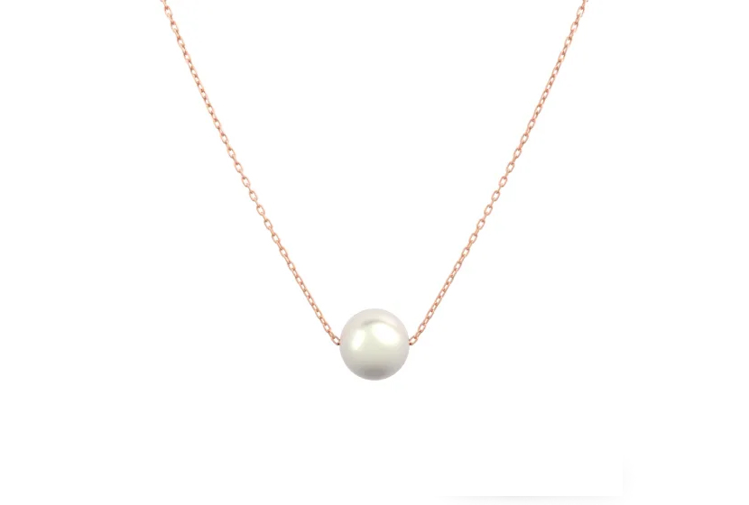 10金 花珠パールゴールドネックレス