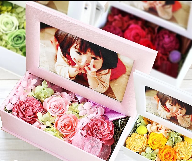 フォトフレーム「KAREN」プリザーブドフラワー