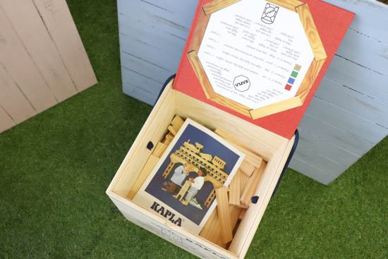 ブロックおもちゃ-KAPLA280 赤