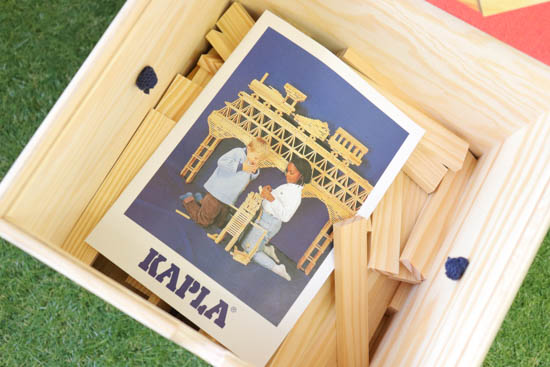 ブロックおもちゃ-KAPLA280 赤