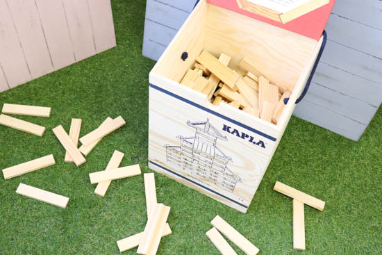 ブロックおもちゃ-KAPLA280 赤