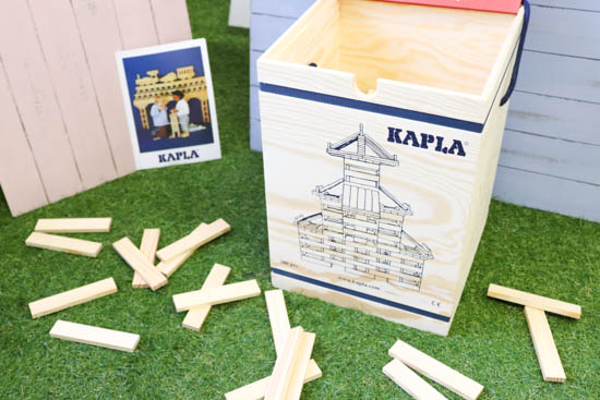 ブロックおもちゃ-KAPLA280 赤