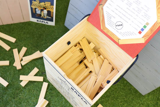 ブロックおもちゃ-KAPLA280 赤