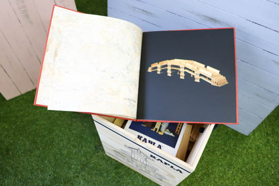 ブロックおもちゃ-KAPLA280 赤