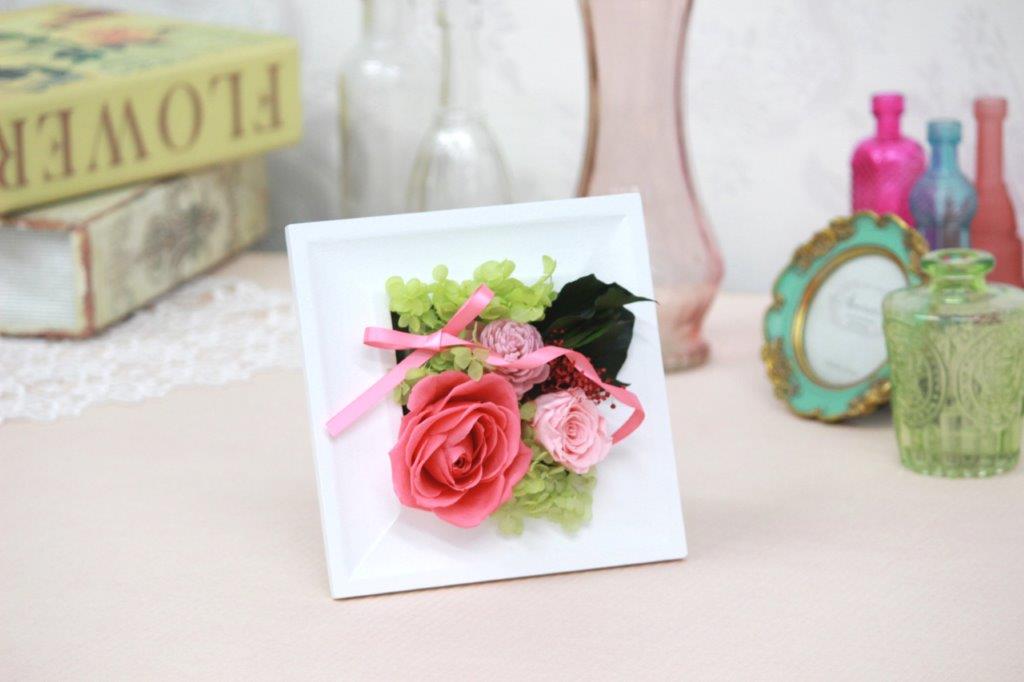 2Wayウォールフラワー「Rose Leaf」 プリザーブドフラワー