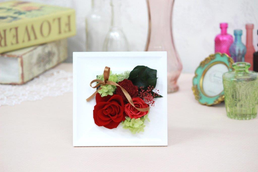 2Wayウォールフラワー「Rose Leaf」 プリザーブドフラワー