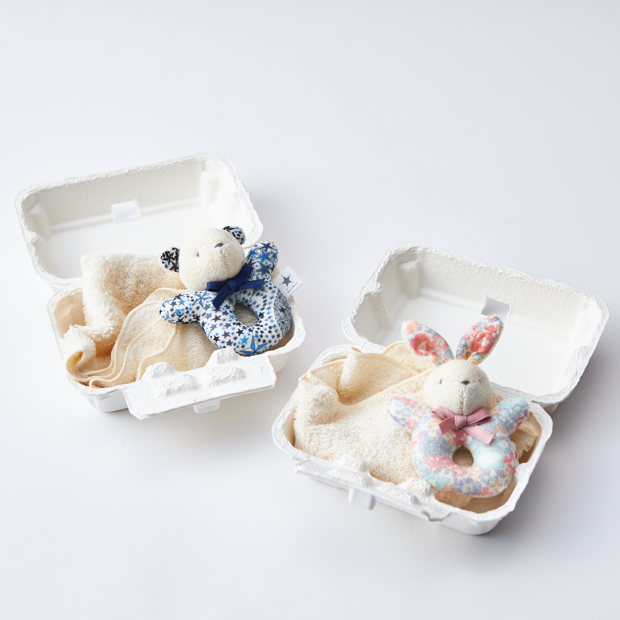 ラトル・ハンカチセット リバティ