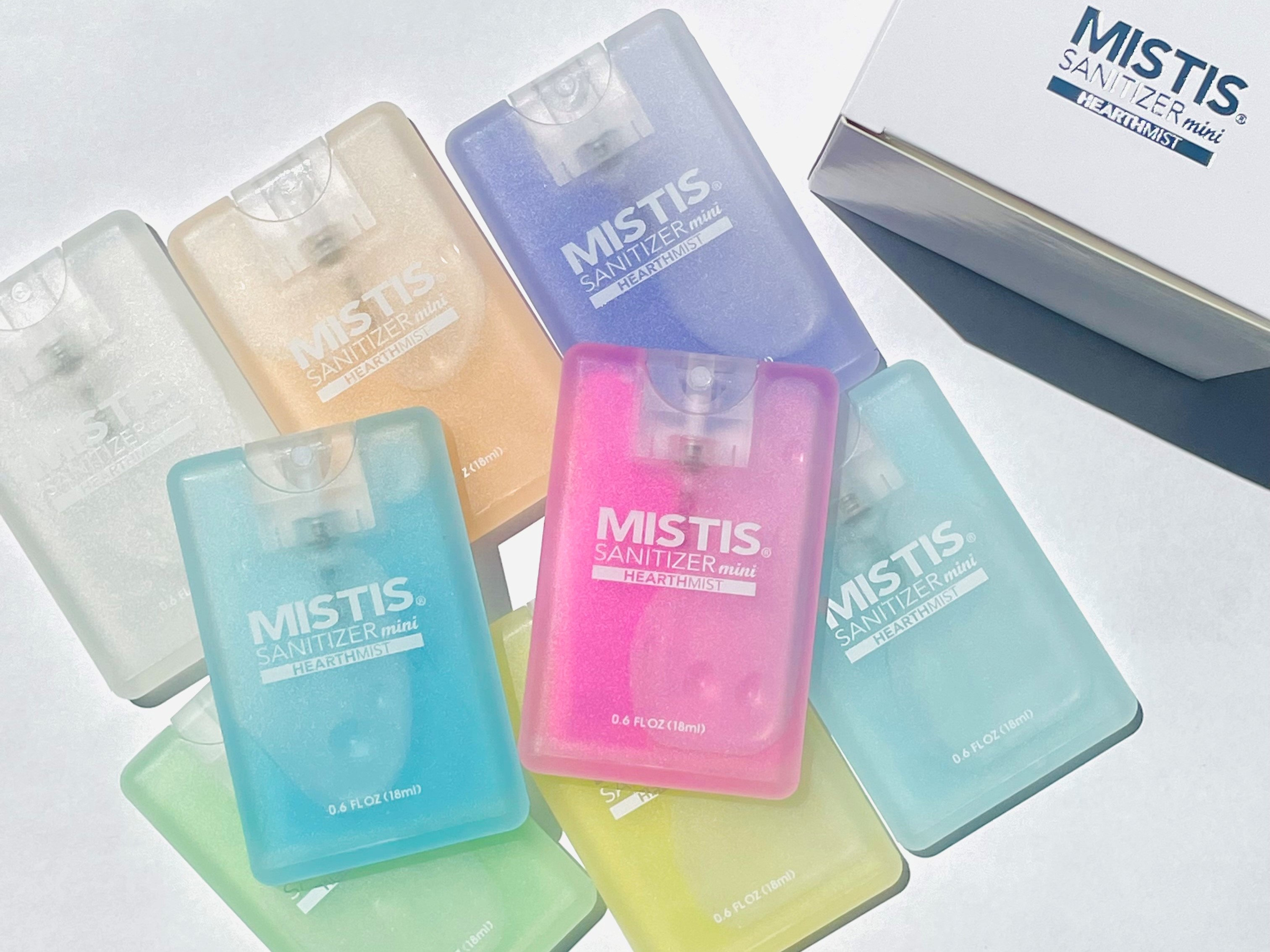 アロマ除菌スプレー　MISTIS SANITIZER　mini　(18ml)　８色セット