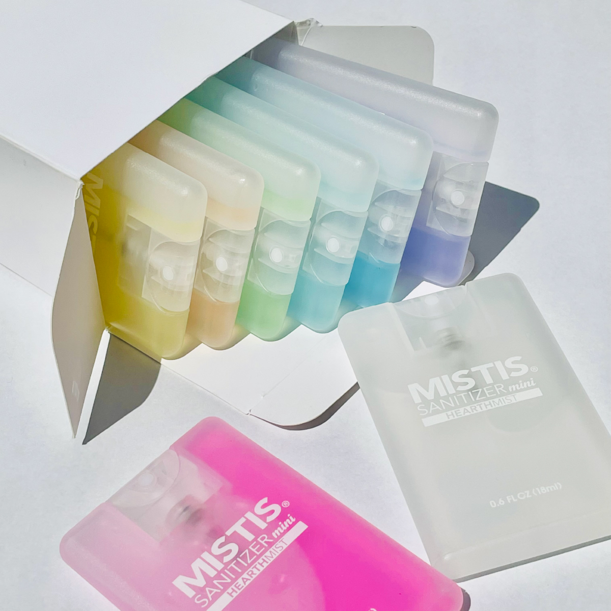 アロマ除菌スプレー　MISTIS SANITIZER　mini　(18ml)　８色セット