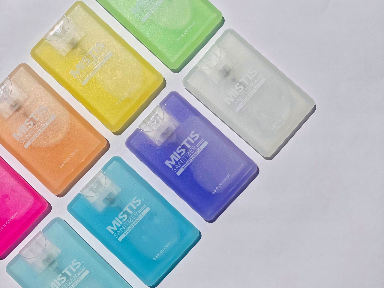 アロマ除菌スプレー　MISTIS SANITIZER　mini　(18ml)　８色セット