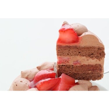 苺のチョコ生クリームのバースデーケーキ 6号/7号