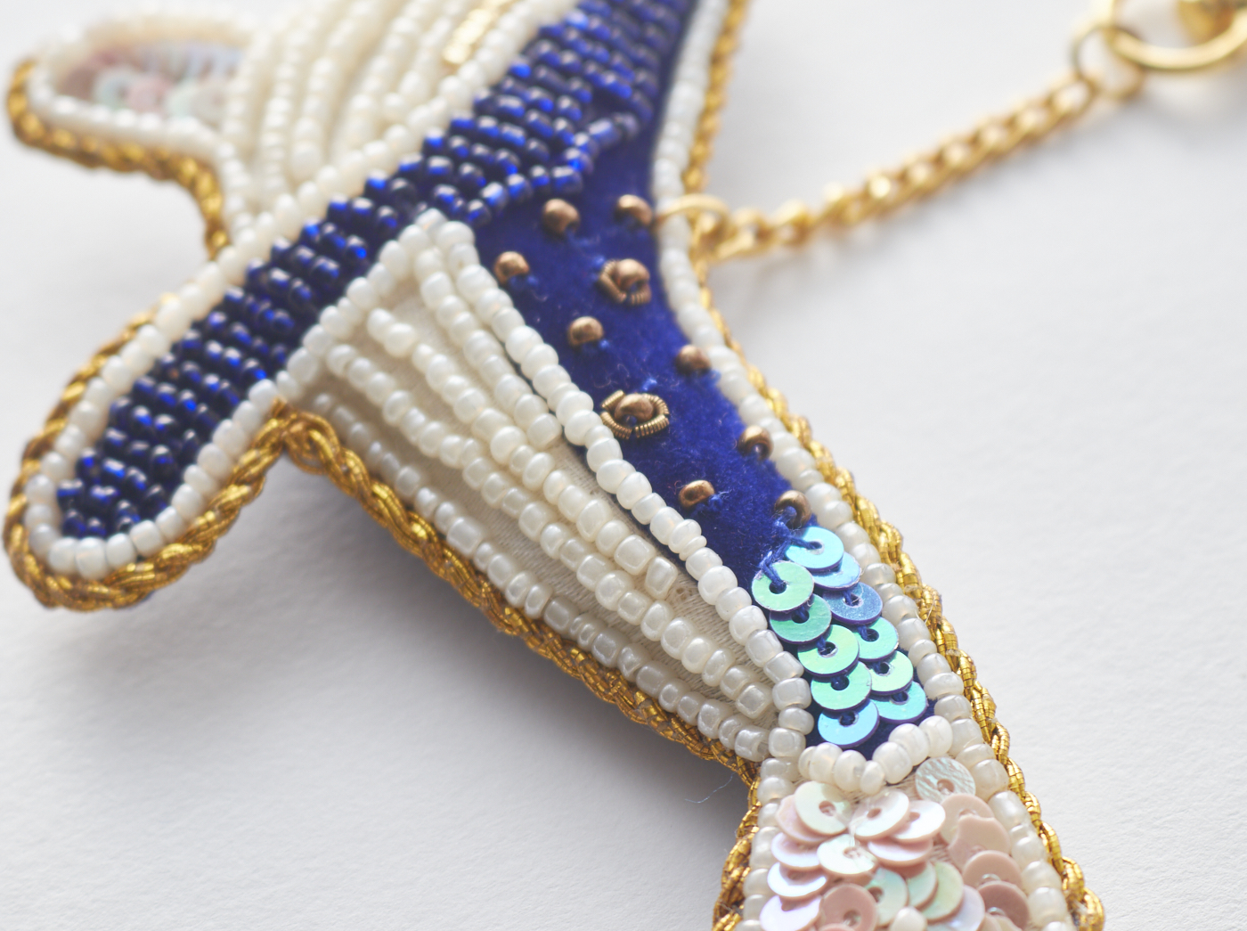 ザリ刺繍キーホルダー