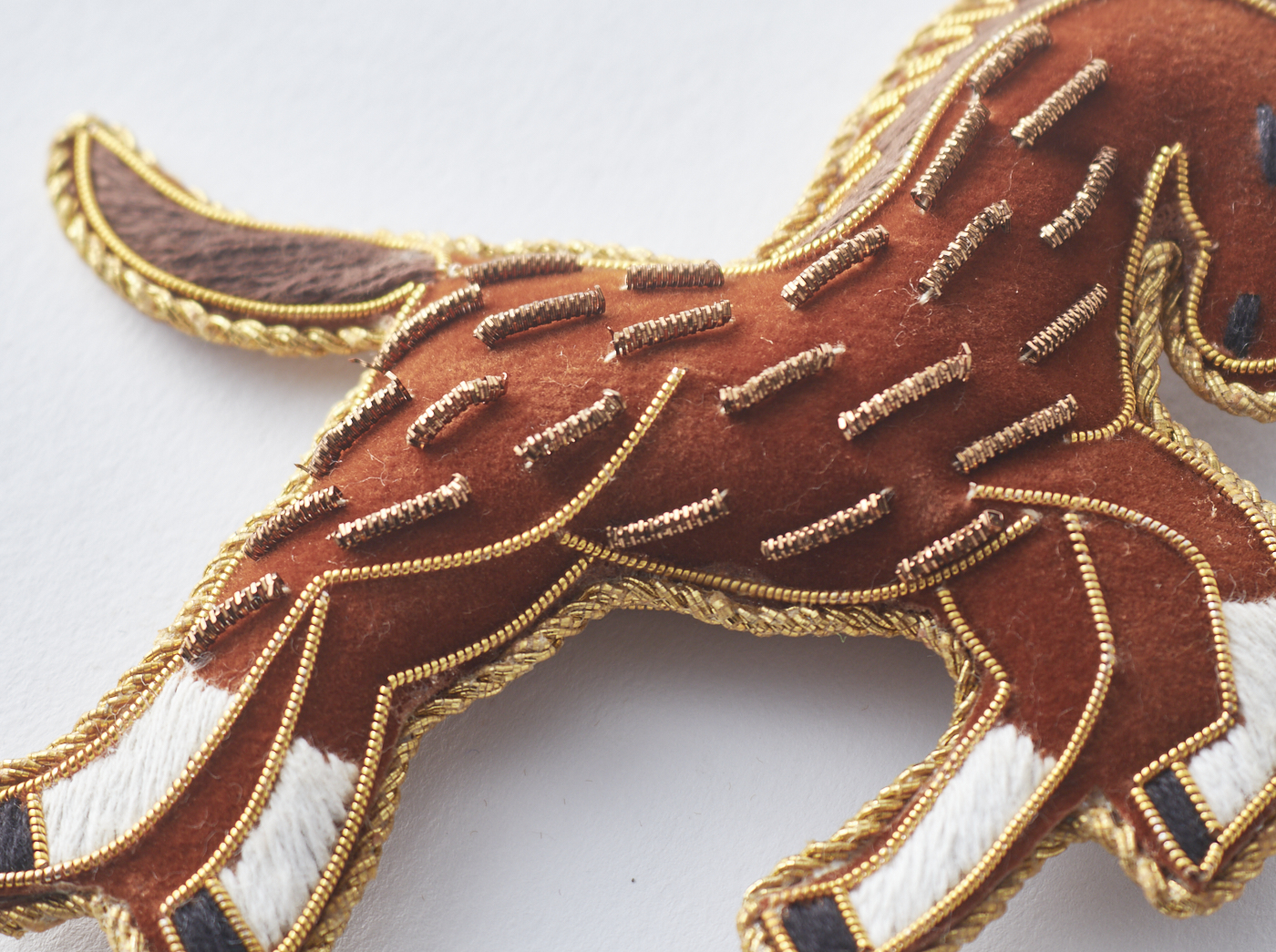 ザリ刺繍キーホルダー