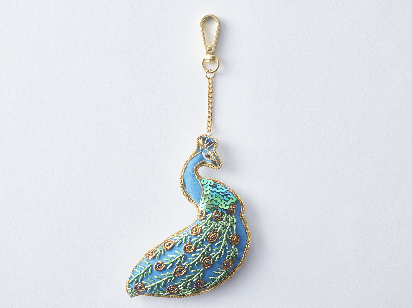 ザリ刺繍キーホルダー