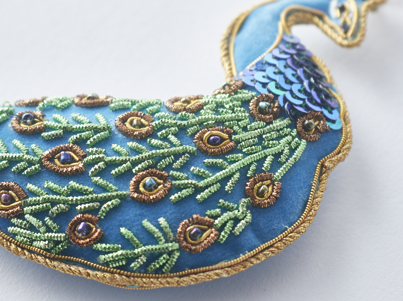 ザリ刺繍キーホルダー