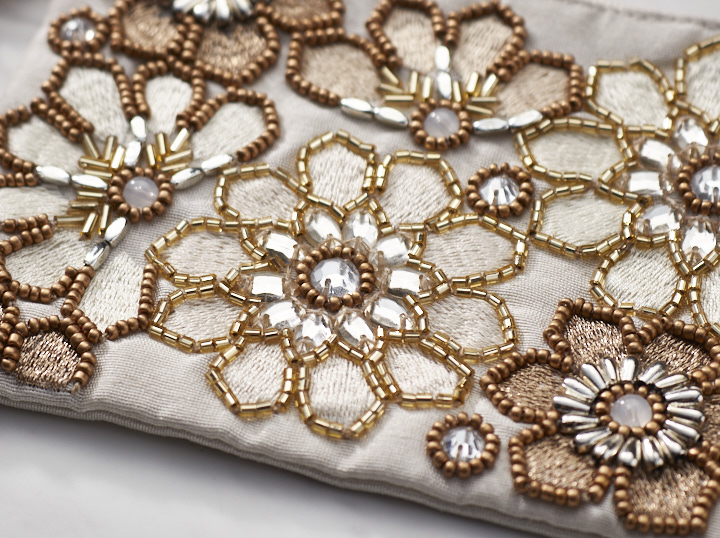ビーズ刺繍ポーチ＆ボックスセット