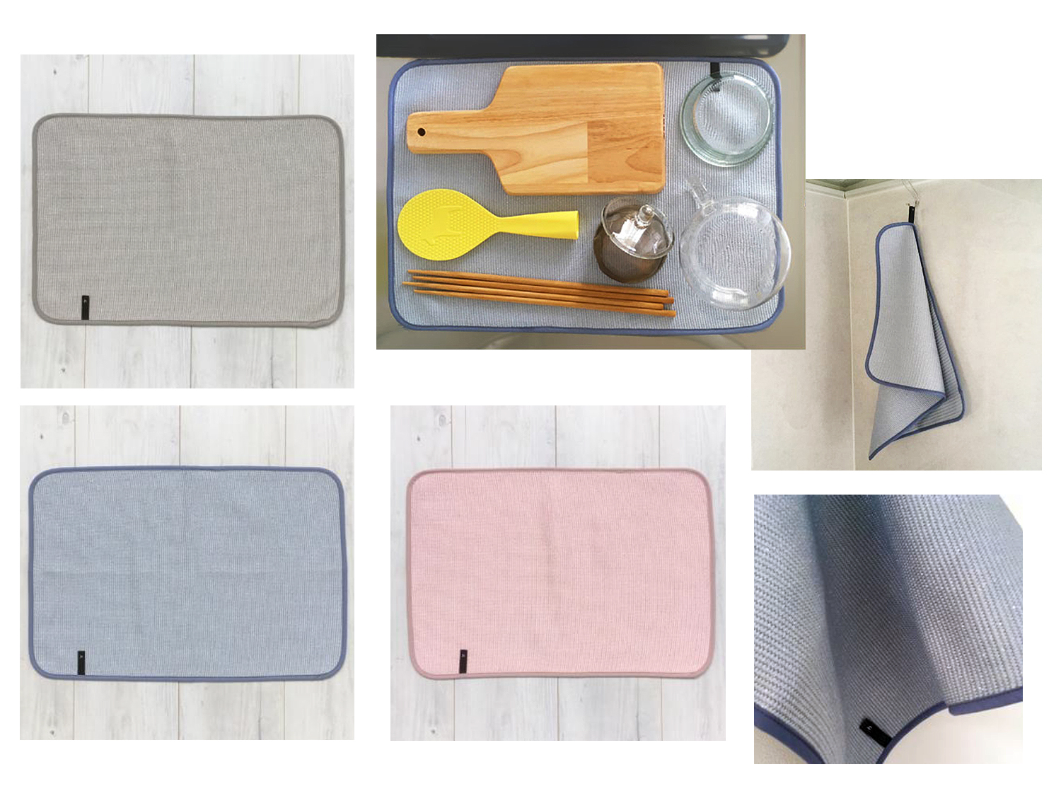 無限に抗菌する水切りマット・スポンジセット