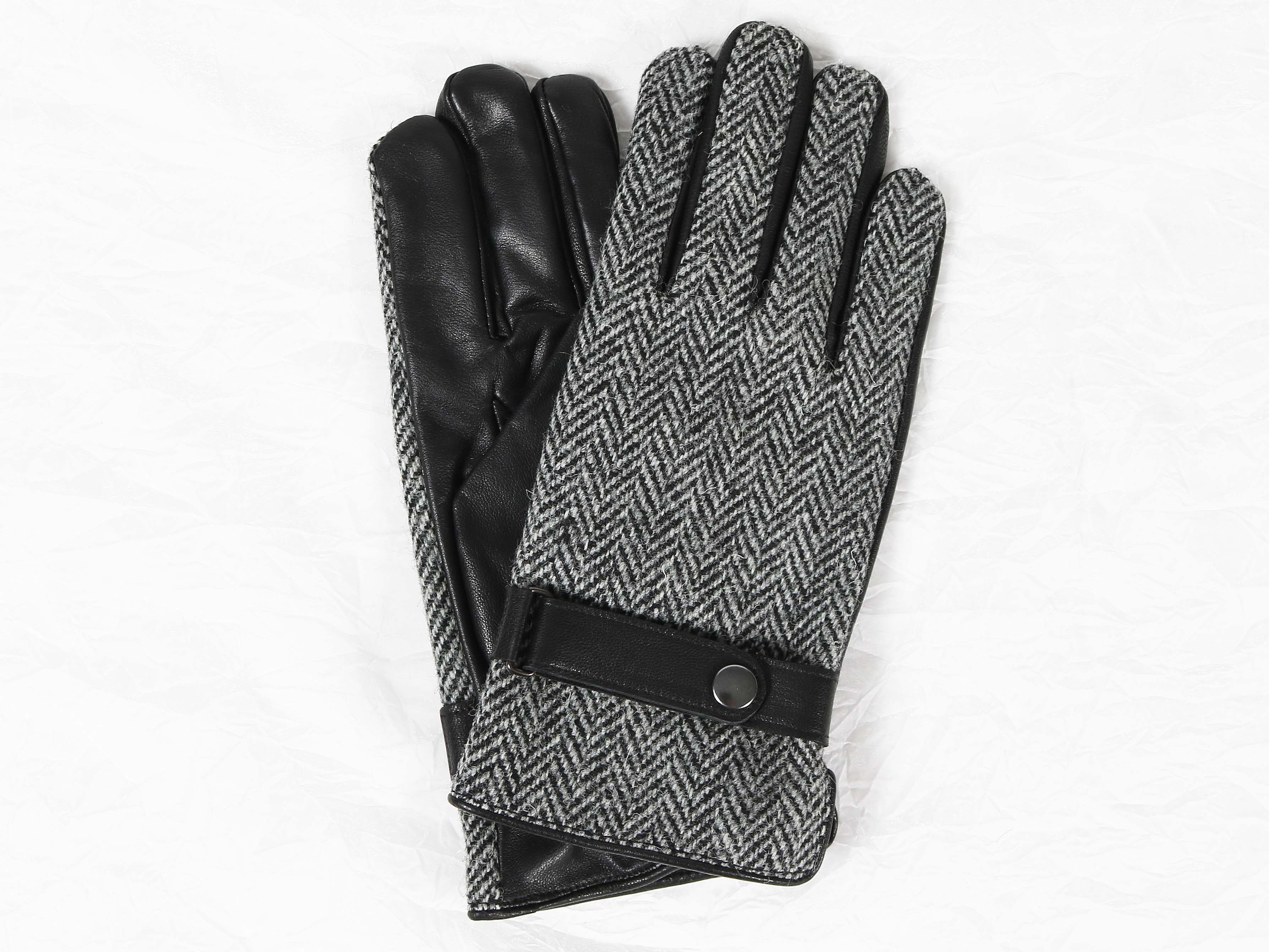 ウール100％生地使用 タッチパネル対応 メンズグローブ