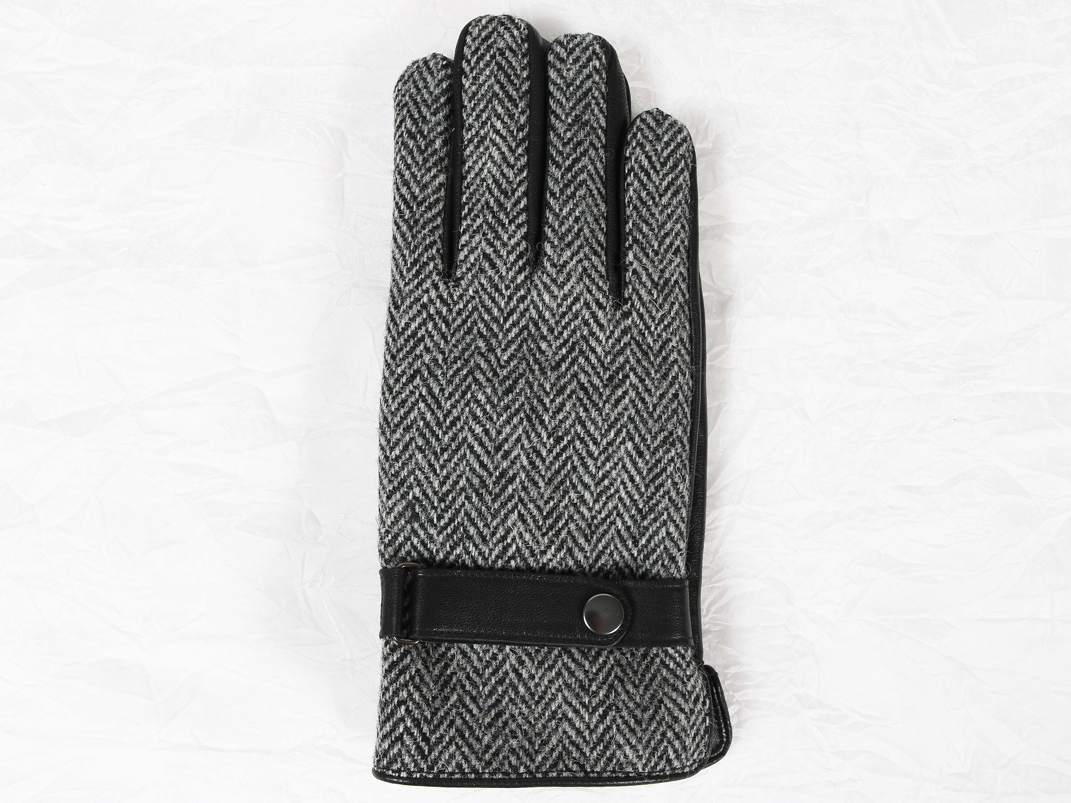 ウール100％生地使用 タッチパネル対応 メンズグローブ