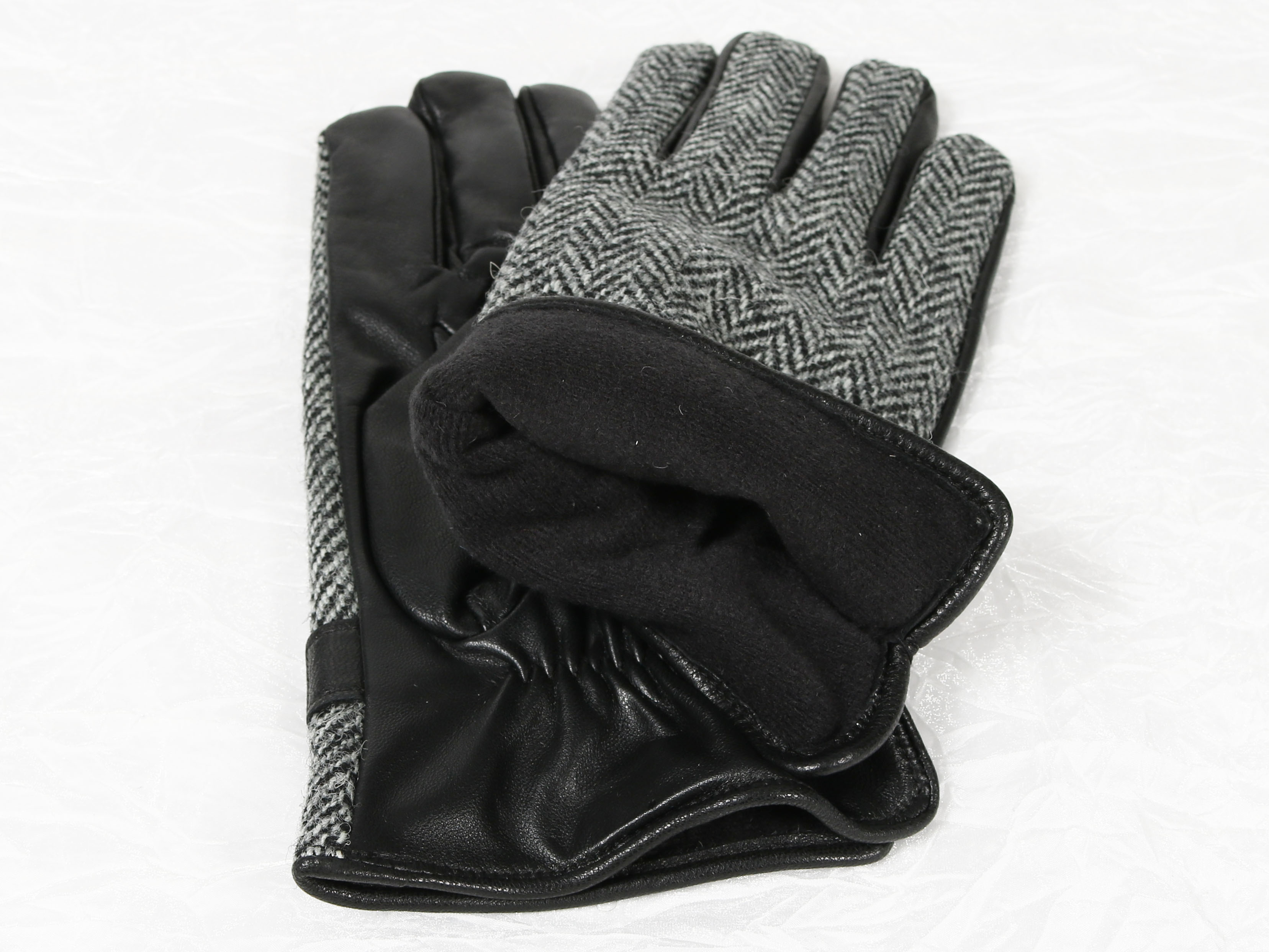 ウール100％生地使用 タッチパネル対応 メンズグローブ