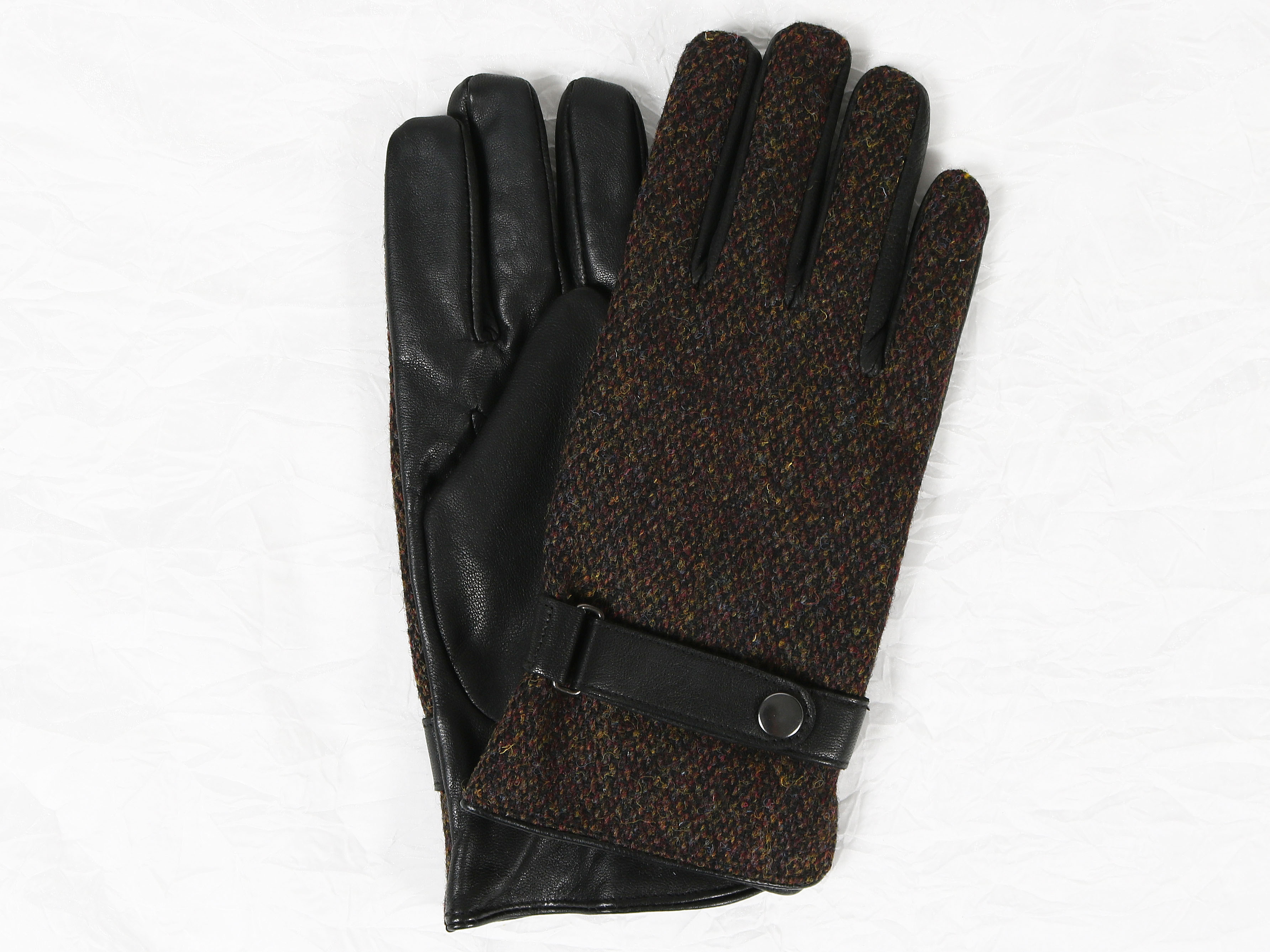 ウール100％生地使用 タッチパネル対応 メンズグローブ