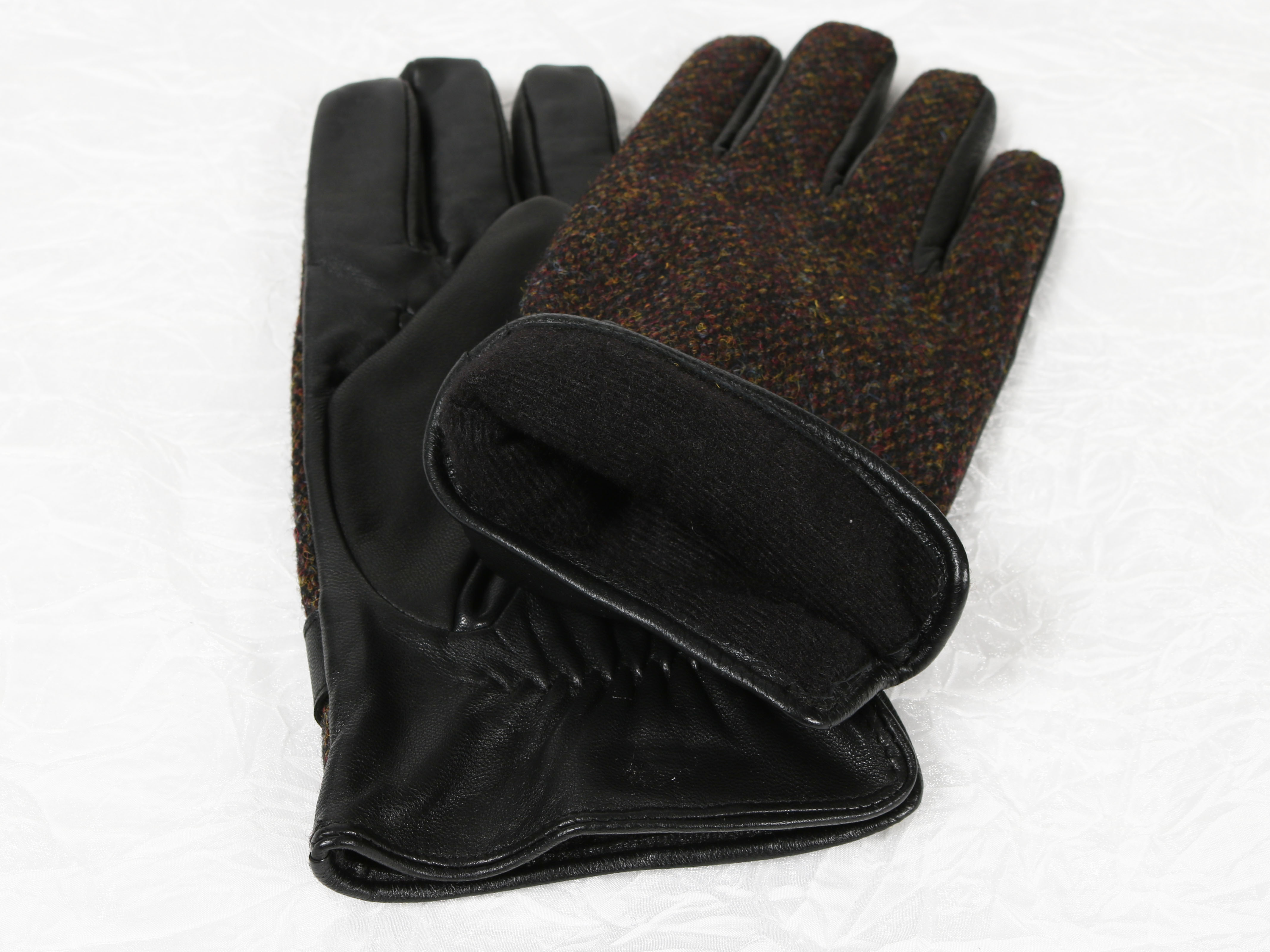 ウール100％生地使用 タッチパネル対応 メンズグローブ