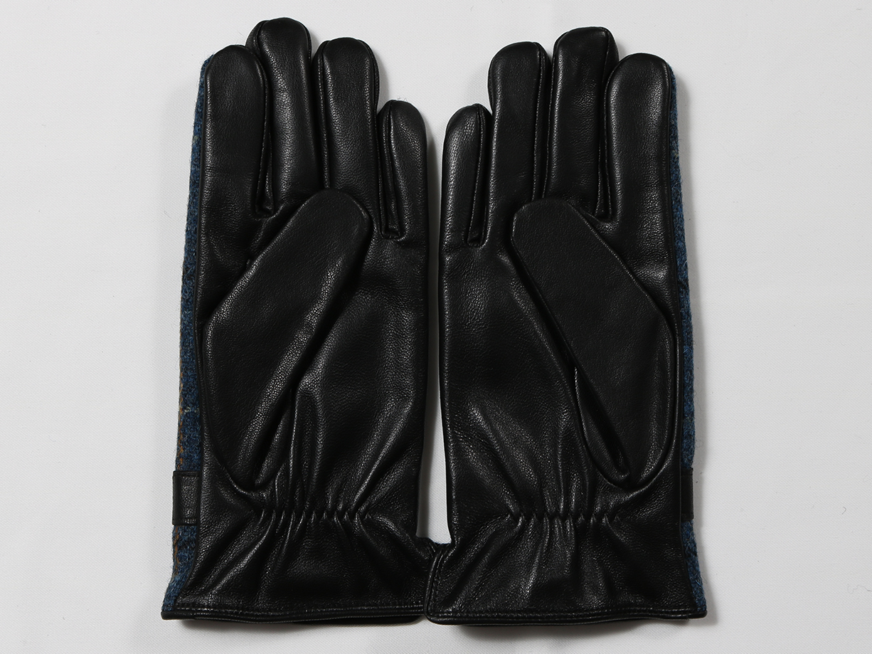 ウール100％生地使用 タッチパネル対応 メンズグローブ
