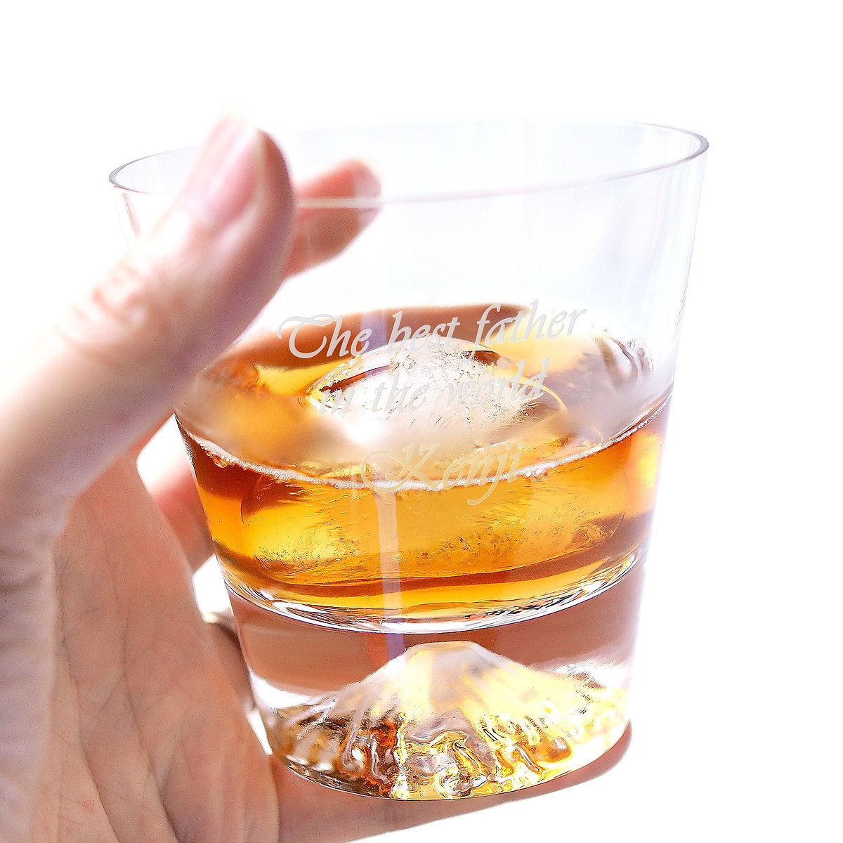 【名入れ】富士山ロックグラス