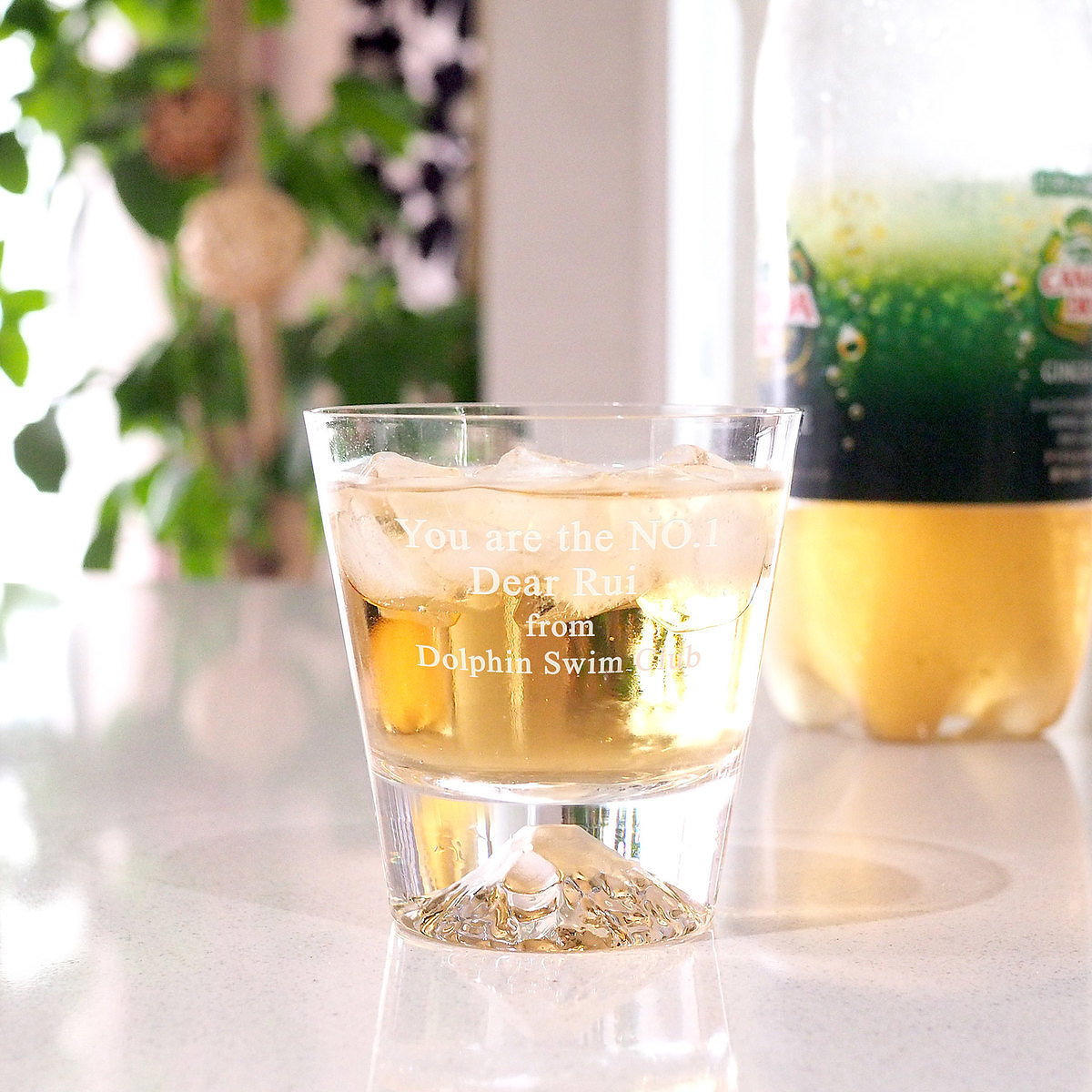 【名入れ】富士山ロックグラス