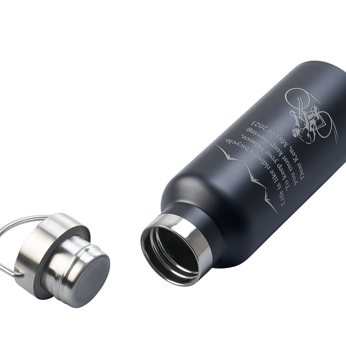 【名入れ】メタルハンドルサーモボトル