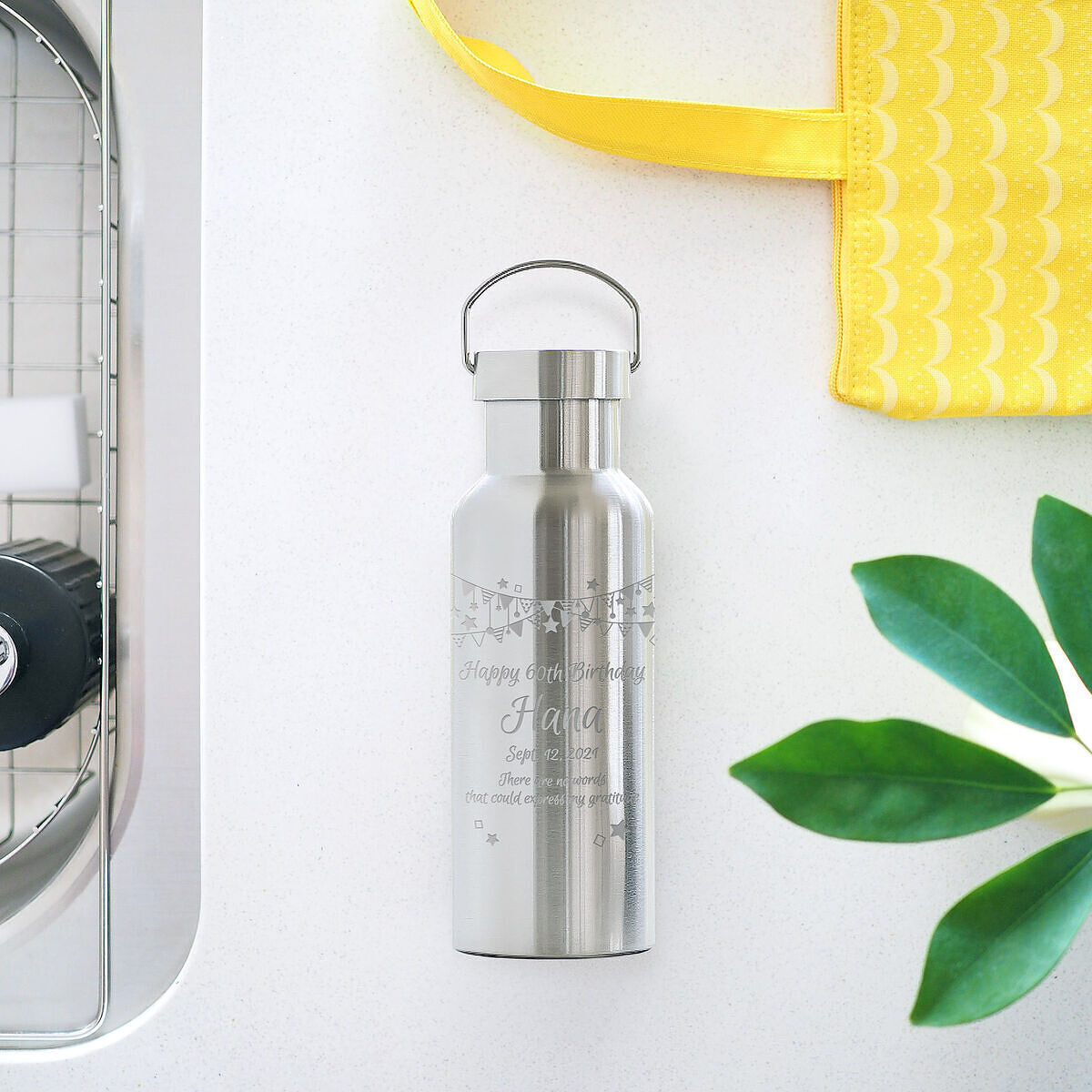 【名入れ】メタルハンドルサーモボトル