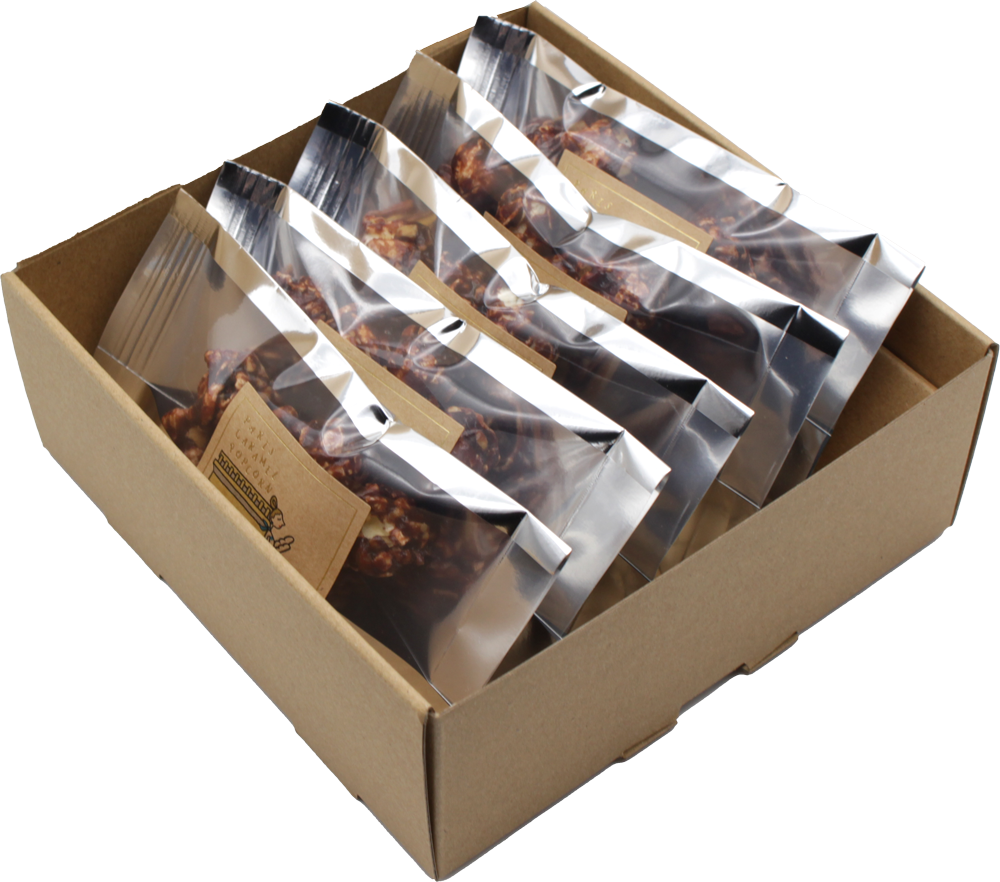 【ギフトBOX付き】パリ・ショコラ＆ピーナッツポップコーン ギフトBOX 5袋入り