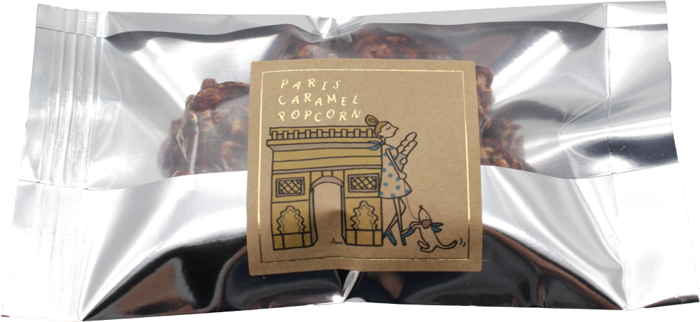 【ギフトBOX付き】パリ・ショコラ＆ピーナッツポップコーン ギフトBOX 5袋入り