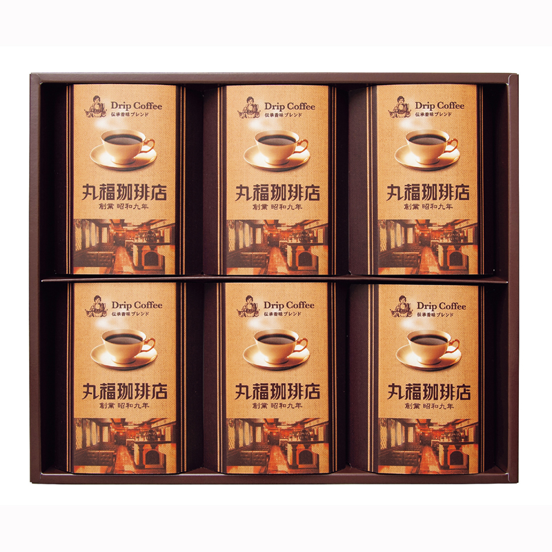 丸福珈琲店　伝承香味ブレンド詰合せ　6箱入