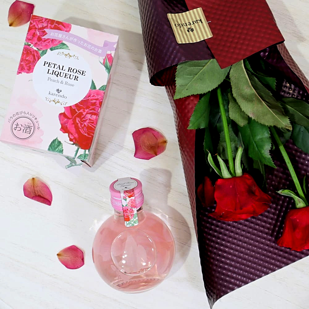 PETAL ROSE LIQUEUR ２本＋２(トゥー) ローズ（本数の意味；告白）セット