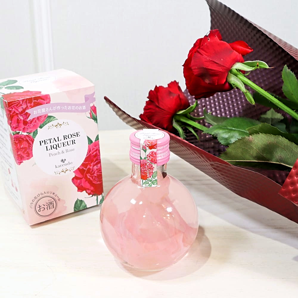 PETAL ROSE LIQUEUR ２本＋２(トゥー) ローズ（本数の意味；告白）セット