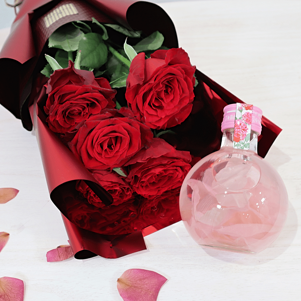 PETAL ROSE LIQUEUR ２本＋２(トゥー) ローズ（本数の意味；告白）セット